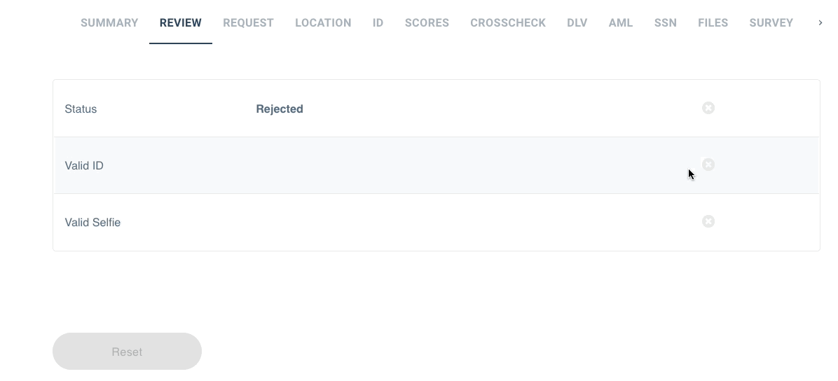 update job status